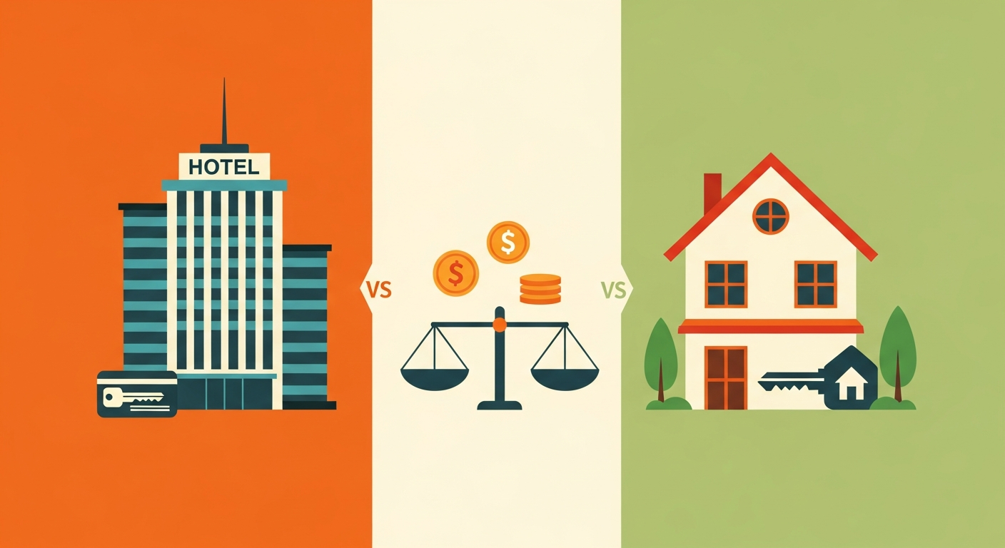 Airbnb vs Hotel Cost Comparison: What You're Really Paying For