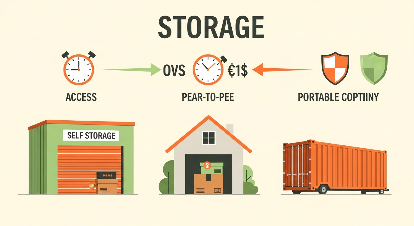 Renting Storage Space Near Me: Peer-to-Peer vs Traditional Options