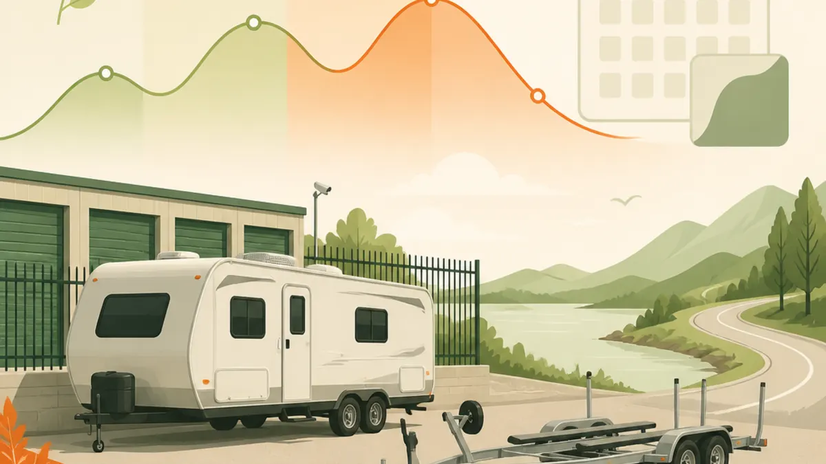 Revenus de stockage de camping-cars : comprendre la demande saisonnière